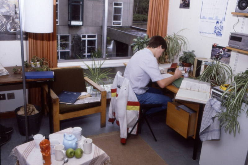 Campus bedroom, 1984